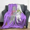 Personalise Blanket Flannel Soft Blankets Art Design Funny Cat Art Music Dance Throws for Home Office traval Car Dormitory Air-Conditioned Rooms Outdoor Indoor