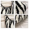 Bags Zebra Pattern Women's Knitted Bag Casual Shoulder Bag Eco Bag Korean Shopper Knitting Handbags Daily Sling Sac Y2K Crochet Bag