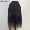 Xuchang Außenhandels Perücke Frontspitze Reales menschliches Haar 4c Yaki Perücke Stirnband menschliches Haar Spitzenperücke