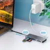 Hubs IREAL THINK USB C Hub 3.0 High Speed USB TypeC Adapter Multi Splitter with Micro SD/UHSII SD 4.0 Card Reader for Macbook Pro