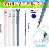 Długopisy 100pcs 0,5 mm urocze wymazalne długopisy panda Pen Pen Animal Ball Ball