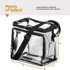 Sacs Crossborder PVC Clear Sac à lunch Sangle de rangement avant Pocket Pocket Wilderness Sac à lunch