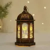 Castle Candlestick Gold European Vintage Hanging Candle Holder Morockan Plastic Lantern Wedding Home Decor Ornament