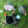 Сумки для хранения маленькая сумка ручной работы с ключом монеты многофункциональные милые подвесные ювелирные изделия