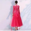Wear 2024 Robe de danse de salon élégante Performance des robes modernes pour femmes Tango Waltz Standard Waltz Vêtements