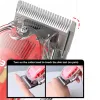 Clippers kemei regolabile per capelli cordini taglialette ricaricabile per capelli per uomo barbiere barbiere set da taglio di barba elettrica professionale