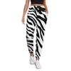 Pantalon de femme Zebra Print Jogger Cool Zebras Design Skin Design de survêtement décontracté à grande taille Pantal