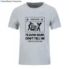 Chemises 2021 Nouveaux tshirts Cool Tee-shirt Ne me dites pas comment faire mon travail électricien tshirt drôle