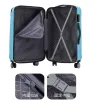 Luggage A635 Durable luggage large capacity aluminum frame travel box male universal wheel password box leather case