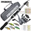 ACCESSOIRES PROBEROS TIBLE TIBLE SET 1,8M TELESOPIQUE TELESCOPIQUE 5.2: 1 High Speed Spinning Reel Combo Bag Ligne Baits Hooks