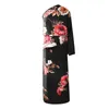 Party Dresses Women's One Shoulder Dress Sexy Slit Hem Floral Printed Fitting Fashion Trend Southeast Asian Resort Style Casual