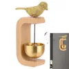 Garden Decorations Door Opener Bell Wooden Doorbell Portable Magnetic Wall For Home Store Restaurant Office Indoor