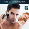 Shavers Kensen Electric Bart Rasierer Rasierer für Männer IPX6 wasserdichtes Digital Display wiederaufladbare Nassrasur -Rasier -Bartmaschine Trimmer