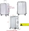 Accessories Clear PVC Luggage Cover Protectors Waterproof Dustproof Covers for Travel Suitcases with Wheels 1830 inch Trolley Protector