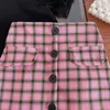 Clothing Sets Girls Clothes Summer Short Sleeve T-shirt Plaid Skirt Fashion Korean Children Suits Toddler Girl 2Pcs 2-8Y