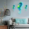 Keramiek 3d gekko hars schimmel diy handgemaakte epoxy siliconen mallen zeepaard zeepaard gekko muur decoratie thuiskantoor slaapkamer ornament decoratie