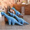 Dolls 150cm Giant Simulation Dinosaur Plush Toys Cartoon Diplodocus Plush Pillow Cute Stuffed Toy Dolls Children Boys Birthday Gift