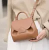 Sac de créateur Polen Sac Mini Tonca Textured Duo épaule Camel Nano Ma fourre-tout Femmes Cross Body Sacs Lady Handbag En cuir Sac Half Moon Under Arm