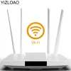 Router yizloao 4g cpe illimit data router 4g 3g wifi router larga banda 4g moblie hotspot wan/lan porta porta slot 4 antenna 32user