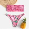 Swimons de maillots de bain pour femmes Swimsuit Bleachwear Floral Bikini Imprimé Push Up Up Two Piece Set Maillots de bain nage