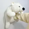 Bonecas kawaii simulação macia urso polar u urso de pelúcia de brinquedo travesseiro de boneco de travesseiro de decoração de decoração fofo bebê namorada namorada presente de aniversário