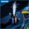 مرطب Dinphone Automotive Air Air Midifier Aluminium Aluminium Diffuser 300ml Automotive Home Office Accessories Air Strumer Y240422