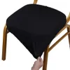 Couleur de couleur solide élastique Stretch pour chaise amovible Hlebouts de salle à manger Banquet de mariage Banquet de bureau Couvertures de protection des sièges S