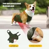 Habitant pour chien bande de ventre lavable couches respirantes femelle et mâle enveloppe réutilisable confortable pour l'alimentation