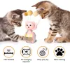 Toys Cat interactif plume toys animaux de compagnie Bubler drôle jouet interactif chat toys chat rolling teaser plume wand toys rotation balle