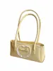 sweet Lace Heart Shoulder Bags for Women 2024 Summer Trendy Bow Design Female Underarm Bag Lady Fi Handbags and Purse u4IO#