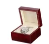 RetailWhole Square Wood Clamshell Box Jewelry Watch Lacquer Glossy Single Wood Watch Box Custom Logo Promotion Event Box 119452270