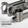 Lights Tito Ultralight Titanium Bike Stem Mtb Mountain Road Bicycle HandleBar Stem 25.4mm/31.8mm x長さ50/60/70/80/90/100/110/120mm