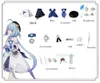 Costumes d'anime Griseo Honkai Cosplay Game Honkai Impact 3rd Griseo Cosplay Come Party Tenits Come Wig Full Set pour femmes Dress Anime Y240422