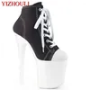 Dance Shoes 6-8 Inches Spring And Autumn Show Ankle Boots Espadrille Parties Nightclub Pole 15-20 Cm Heels Dancing