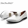 Casual Shoes Style Leather Men Loafers Birthday Party And Wedding Dress Luxurious Handmade Male's Flats