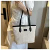 Sac fourre-tout à tissage Bohemian Sac à épaule Summer Summer Plack Paille à main grande capacité Fi Sac à main de boutique Simple Sac à main T8SJ #