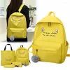 School Bags Fashion Waterproof Student Backpack Nylon Kawaii Girls Travel Rucksack Women Teens Bag Cute Black Laptop