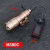 SCOPES METAL SUREFIR M300 M300C SCOUT LIGHT 510 LUMENS AIRSOFT HIGH POWER M300C FILLLIGHT Taktisk utomhusjakt Dual FUNTION SWITCH SWITCH