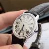 DIALS BEWEGING Automatische horloges Carrtier Pick Up Lekken New London Solo Series Fine Steel Quartz Mens Watches