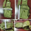 Förpackar Molle Tactical Shoulder Bag Waterproof Military Pistol Gun Sling Chest Backpp