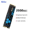 Приводит в движение NetAc M2 NVME SSD 1TB 2TB 500 ГБ PCIE3.0 Gen4x4 SSD M.2 2280 Сплошной привод Внутренний жесткий диск для рабочего стола для ноутбука