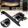 Cards USB 3.0 PCI Express Expansion Card 5Gbps 19pin/20Pin Front Panel USB3.0 Hub PCIE X1 To USB 3.0 Extended Adapter Card