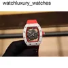 Watch Wrist Richamill Rakish Mechanical Cool Tv Factory Rms055 Designer Mens Men's Ceramic Shell Without Disc Design Hollowed Out Lopz Our9 2023 Luxury Style