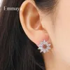 Stud Earrings Emmaya Fashion Simplicity Style Noble Earring For Female Charming Flower Shape Jewelry Wedding Party CZ Dress-up