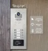 Contrôle Interphone vidéo WiFi de 7 pouces pour 2 ~ 12 appartements Système de contrôle d'accès à la porte Tuya Smart App Devlock, appel et moniteur