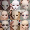 Puppen neue 1/3 1/4 BJD Anime Doll's Head PVC Make -up -Praxis Mädchen Dress Spielzeuggeschenke