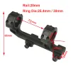 Scopes 1 Inch 25.4mm / 30mm Ring Scope Mount Automatics M4 AR 15 Black 20mm Picatinny Rail Base For Hunting Refile Scope Caza