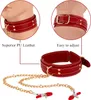 BDSM RESTRAINTES SEX TOYS POUR LES COUPLES - Pinces de mamelon réglables et col Collier SEX Collier de sexe pour les contentions de plaisir des femmes