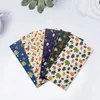 غلاف الهدايا 24 قطعة مظاريف الميزانية وأوراق المصاريف A6 Binder Pockets 6 ثقوب أنيقة قابلة لإعادة الاستخدام لنظام المغلف النقدي