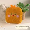 Bags Travel Cute Plush Sanitary Napkin Storage Bag Cosmetic Bags Pouch Bag Coin Purse Girls Physiological Period Tampon Organiser Bag